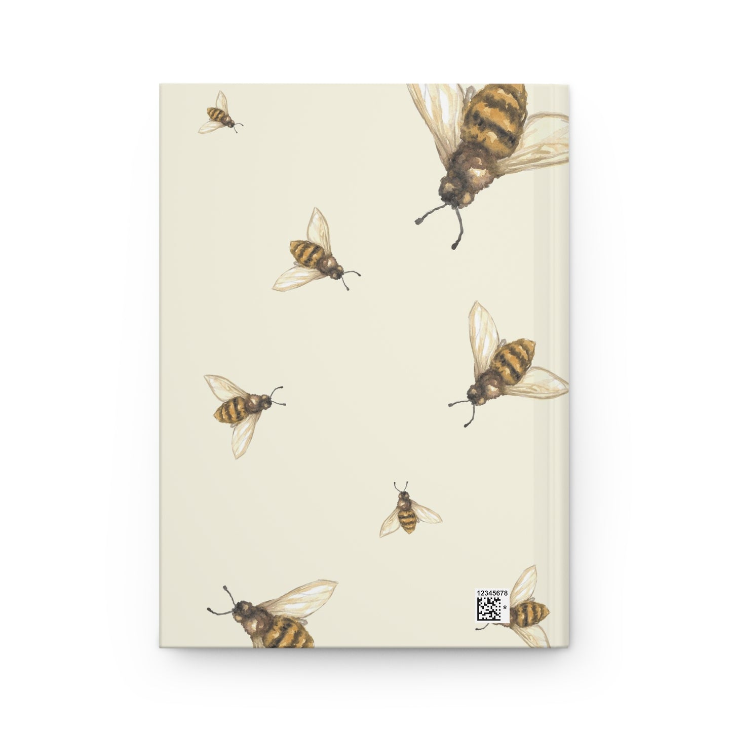 Bee Yourself Hardcover Journal - Inspirational Matte Journal with Bee and Citrus Design